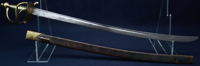 English 1751 Pattern Infantry Hanger with Scabbard 02